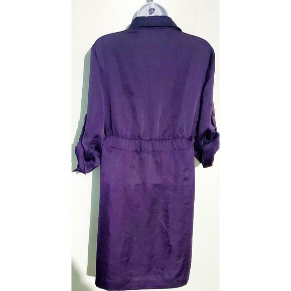 The Limited Vintage Womens Purple Utility Dress Size Medium Minimalist Office - Picture 2 of 7